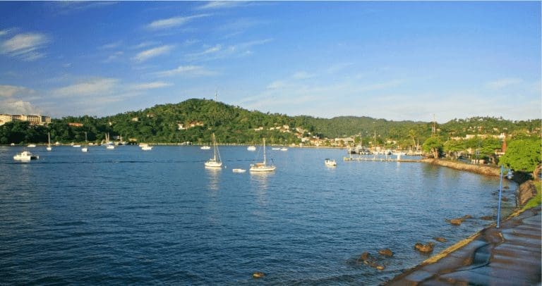 the Bay of Samana Dominican Republic